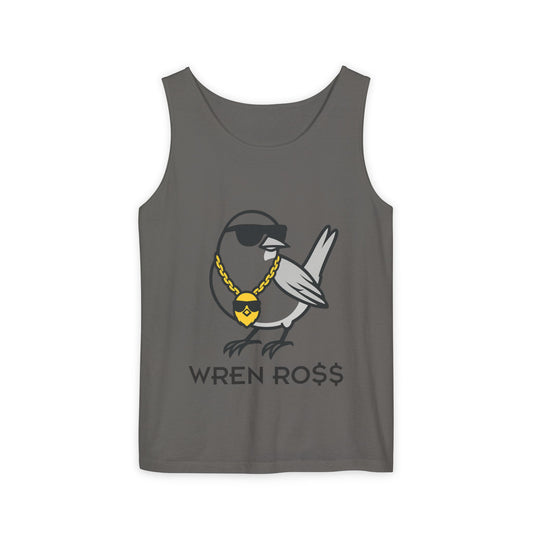 Wren Ross 2025 Team Unisex Tank - Summer Apparel, Casual Wear, Beach Outfit, Gift for Bird Lovers