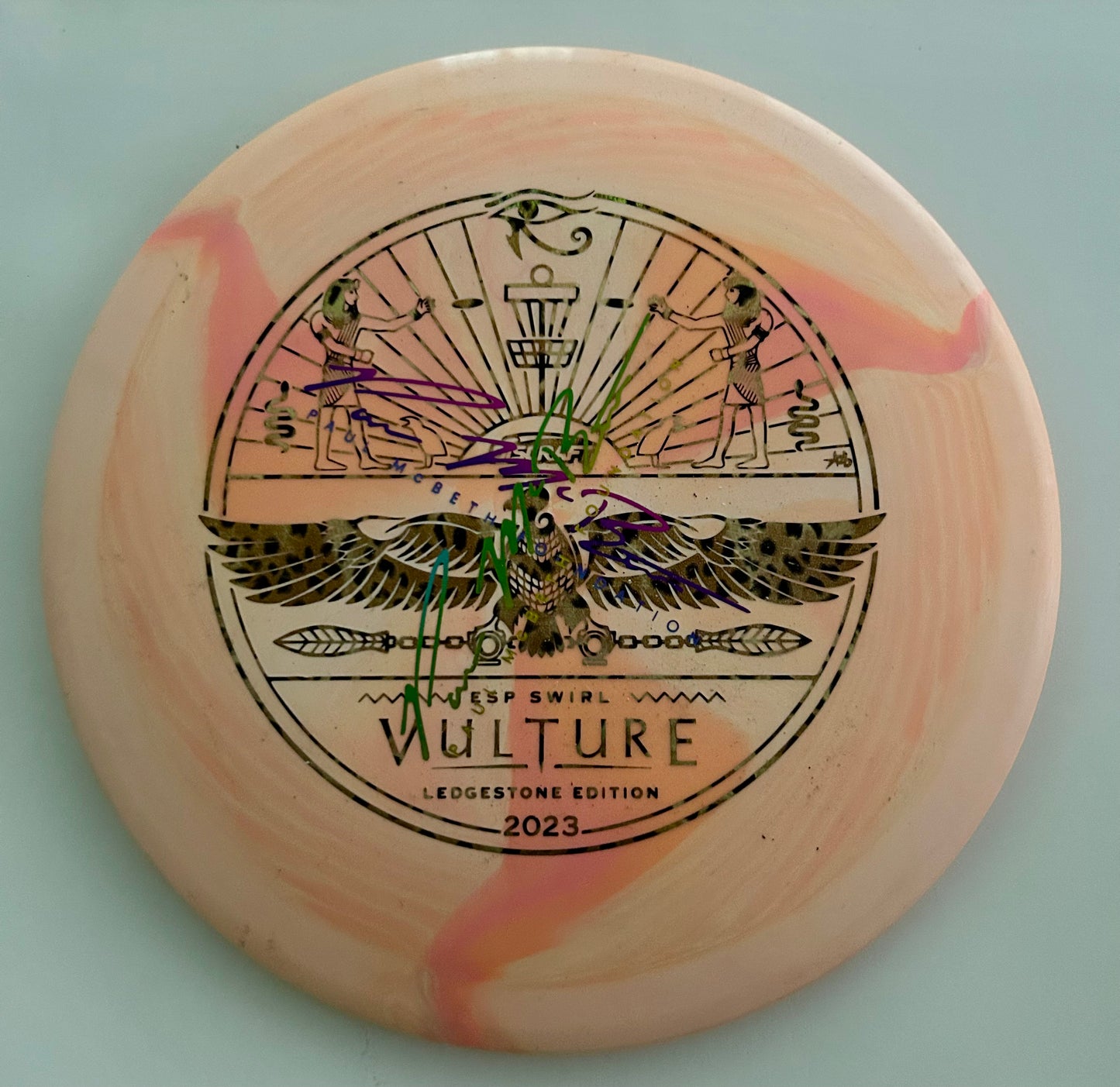 Discraft ESP Swirl Vulture —Ledgestone 2023 (Paul McBeth Foundation Overstamp)
— 173 - 174g